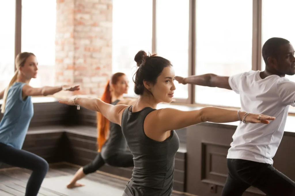 Clase de yoga